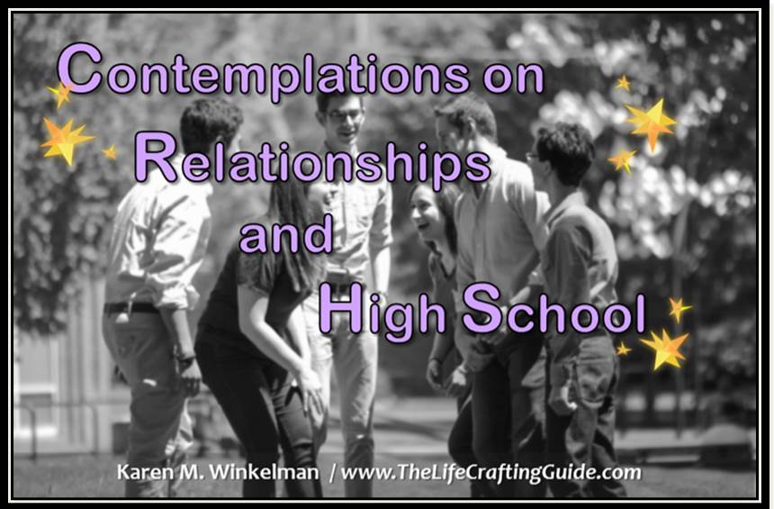 contemplations on relationships and high school